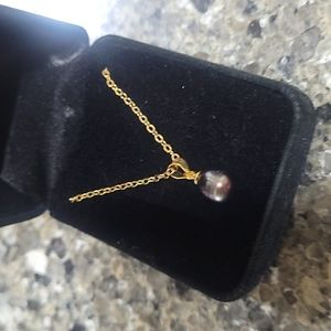 Authentic Black Pearl necklace